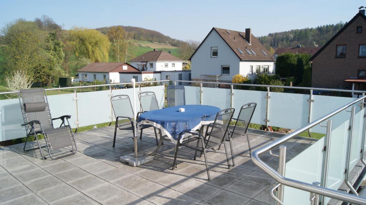 Komplette Wohnung Im Schoenen Weserbergland / Heyen ภายนอก รูปภาพ